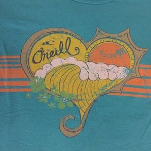 O’Neill turquoise surf T-shirt Sz S